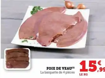 Hyper U Foie de veau(5 offre