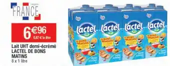 Migros Lait demi-écrémé lactel offre