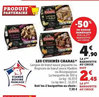 Hyper U Les cuisinés charal offre