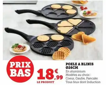 Hyper U Poele a blinis ø26cm offre