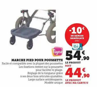 Marche pied pour poussette