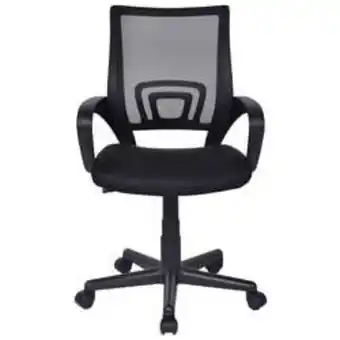 Conforama Fauteuil de bureau niala coloris  noir offre