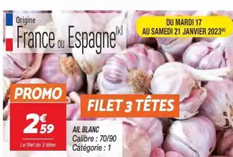 Netto Ail blanc offre