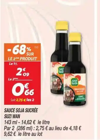 Sauce soja sucree suzi wan