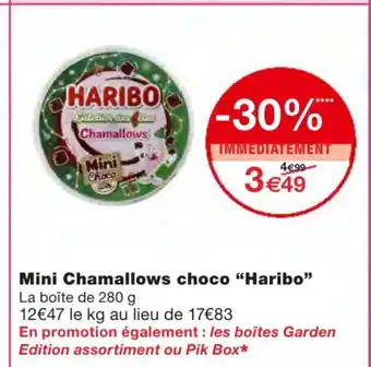 Monoprix Mini Chamallows choco Haribo offre