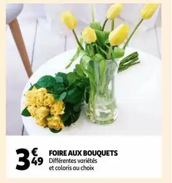 Auchan Foire aux bouquets offre