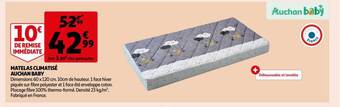 Auchan Matelas climatisé auchan baby offre