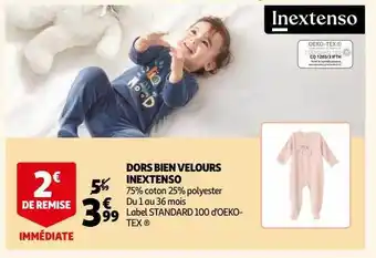 Dors bien velours inextenso