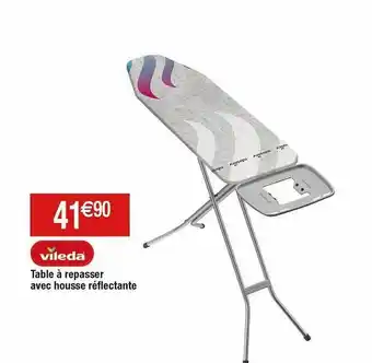 Cora x Carrefour Table à repasser avec housse réflectante vileda offre