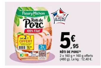 E.Leclerc Rôti de porc offre