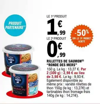 E.Leclerc Rillettes de saumon offre
