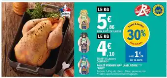 E.Leclerc Poulet fermier igp label rouge** offre