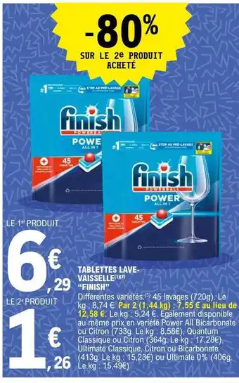 E.Leclerc Tablettes lave-vaisselle offre