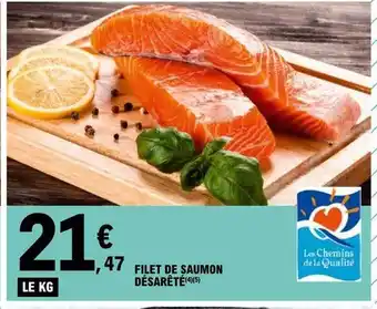 E.Leclerc Filet de saumon désarêté offre