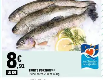 E.Leclerc Truite portion offre