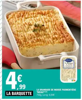 E.Leclerc La brandade de morue parmentière offre
