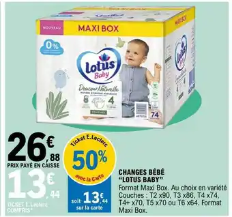 E.Leclerc Changes bébé offre