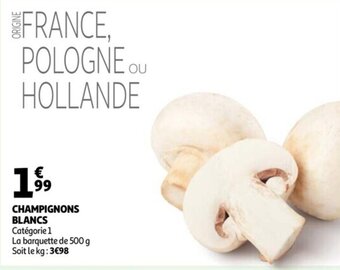 Auchan Champignons blancs offre