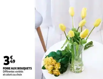 Auchan Foire aux bouquets offre