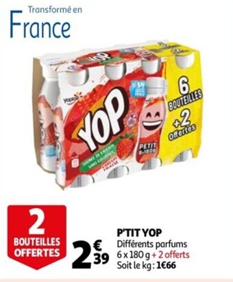Auchan P'tit yop offre