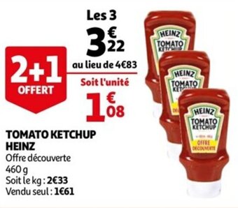 Auchan Tomato ketchup HEINZ offre