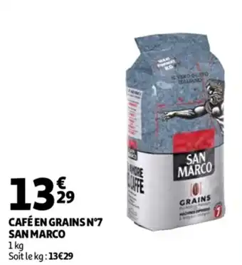 Auchan Café en grains N7 san marco offre