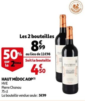Auchan Haut médoc aop offre