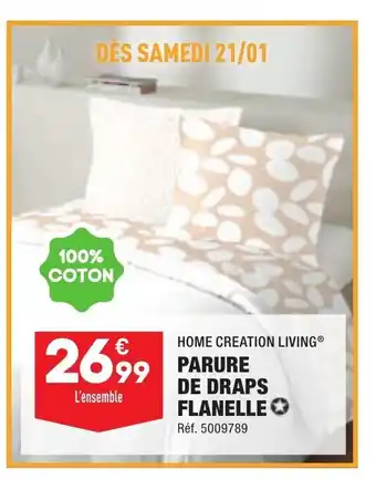 ALDI Parure De Daps Flannelle offre