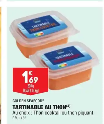ALDI Golden Seafood Tartinable Au Thon offre