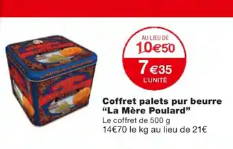 Coffret palets pur beurre La Mère Poulard