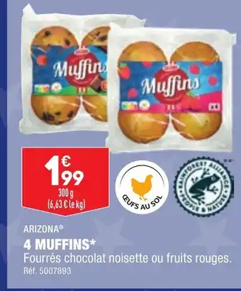 ALDI Arizona 4 Muffins offre