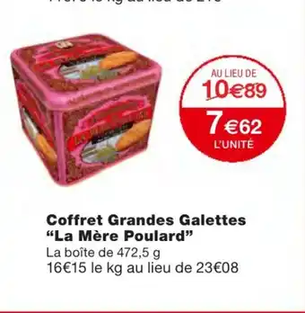 Monoprix Coffret Grandes Galettes La Mère Poulard offre