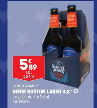 ALDI Samuel Adams Biere Boston Lager 4,8 offre
