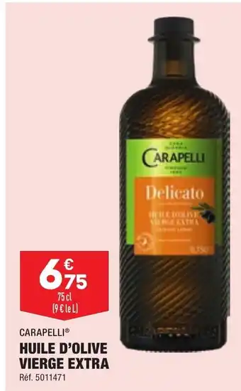 ALDI Carapelli Huile D'Olive Vierge Extra offre