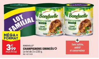 ALDI Bonduelle Champignons Eminces offre