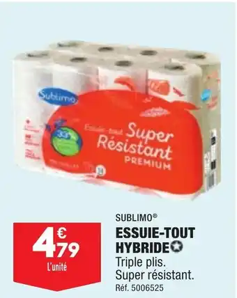 ALDI Sublimo essuie-Tout Hybride offre