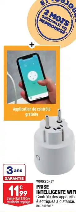ALDI Work Zone Prise Intelligente Wifi offre