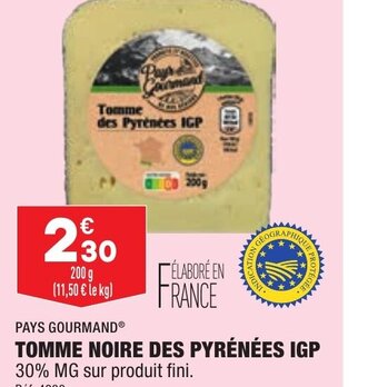 ALDI Tomme Noire des Pyrénées IGP offre