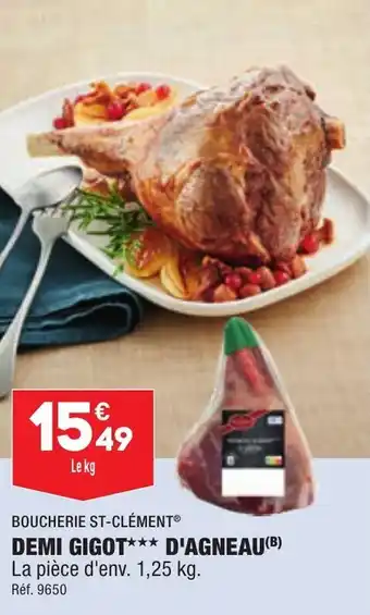 ALDI Demi Gigot d'Agneau offre