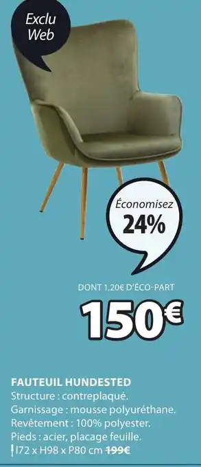 JYSK Fauteuil Hundested offre