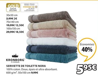 JYSK Serviette de Toilette Nora offre