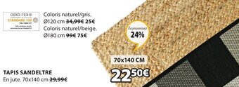 JYSK Tapis Sandeltre offre