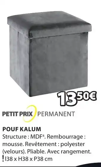 JYSK Pouf Kalum offre