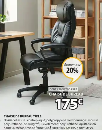 JYSK Chaise de Bureau Tjele offre