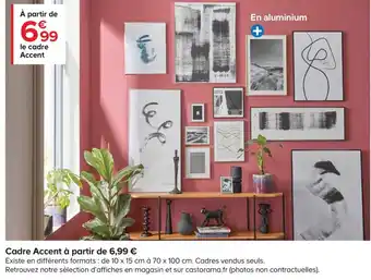 Castorama Cadre Accent à Partir de offre