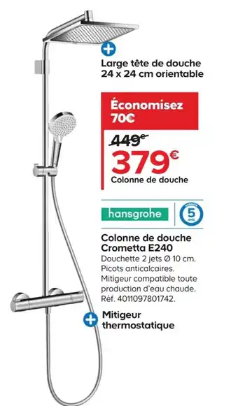Colonne de Douche Crometta E240