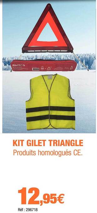 Autobacs Kit gilet triangle offre