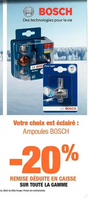 Autobacs Ampoules bosch offre