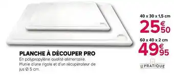 Kiriel Planche à découper pro offre