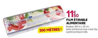 Kiriel Film étirable alimentaire offre